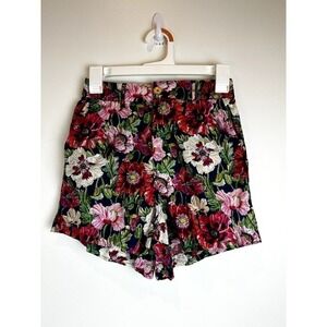 NWT Onia Pull On Flat Front Short in Liberty Poppy size XS
